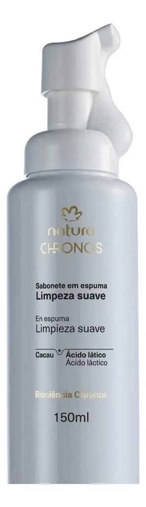 Espuma De Limpieza Con Cremosidad Chronos Natura 150 Ml Todo Tipo De Piel Día/noche