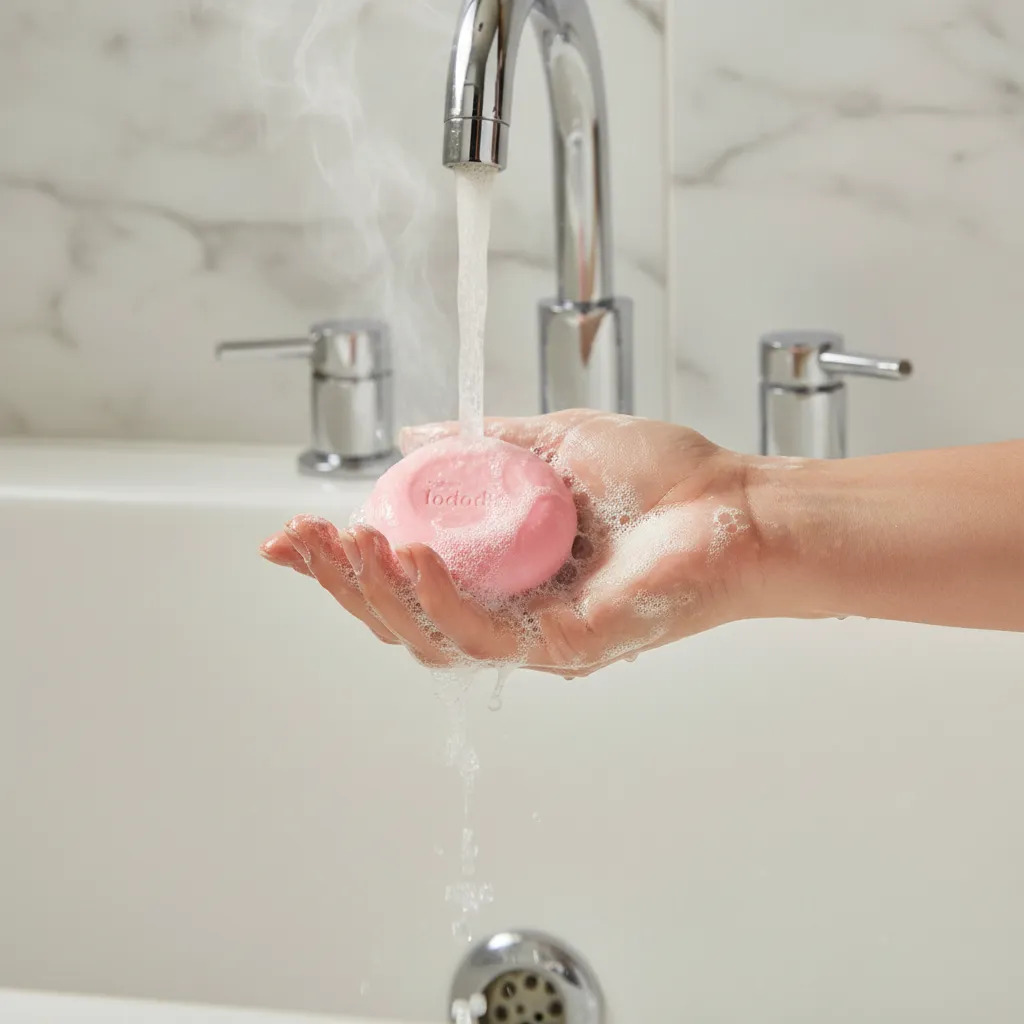 Jabón De Tocador Frambuesa Y Pimienta Rosa 90g