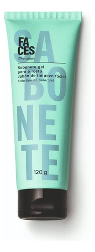 Jabón De Limpieza Facial En Gel, Faces Natura - 120 G Todo Tipo De Piel