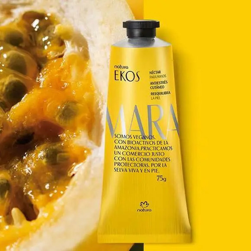 Pulpa Hidratante Para Manos Ekos Maracuyá 75g