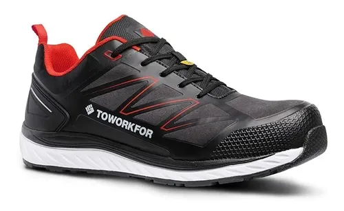 [5607258945463] Zapatos De Seguridad To Work For Warm Up Red Negro 41